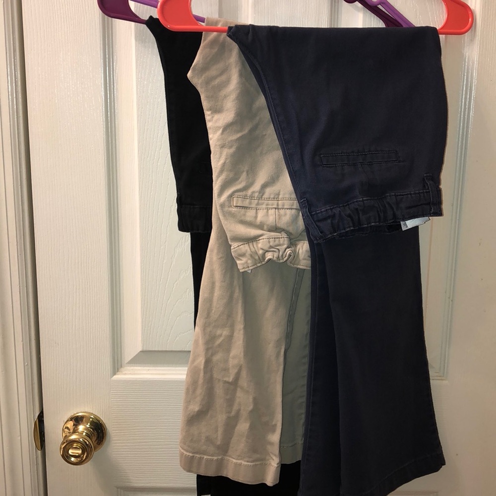 3 Old Navy Girls Uniform Pants